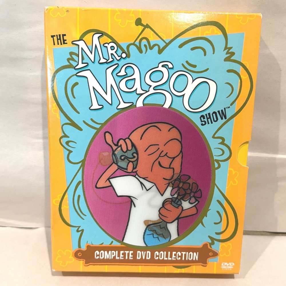 Mr. Magoo Show Complete DVD Collection 4-Disc Lenticular Cover w/ Comic Book